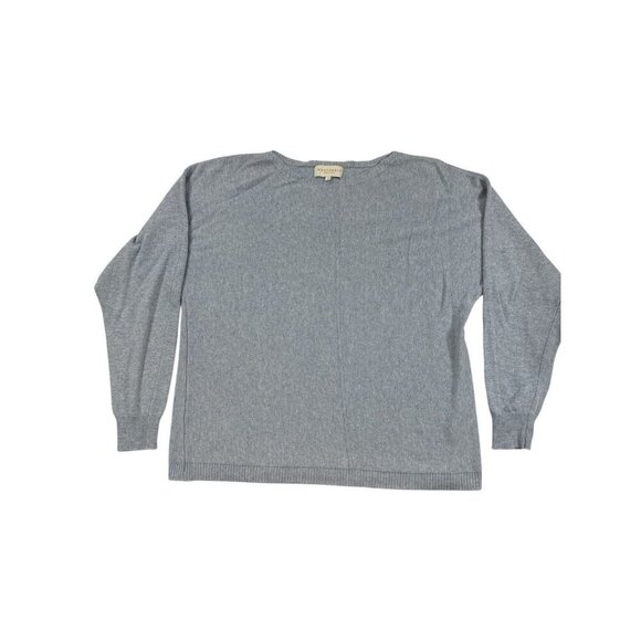 Bianco & Blu Sweater Women XL Blue Wool Cashmere Silk Blend - Picture 4 of 6